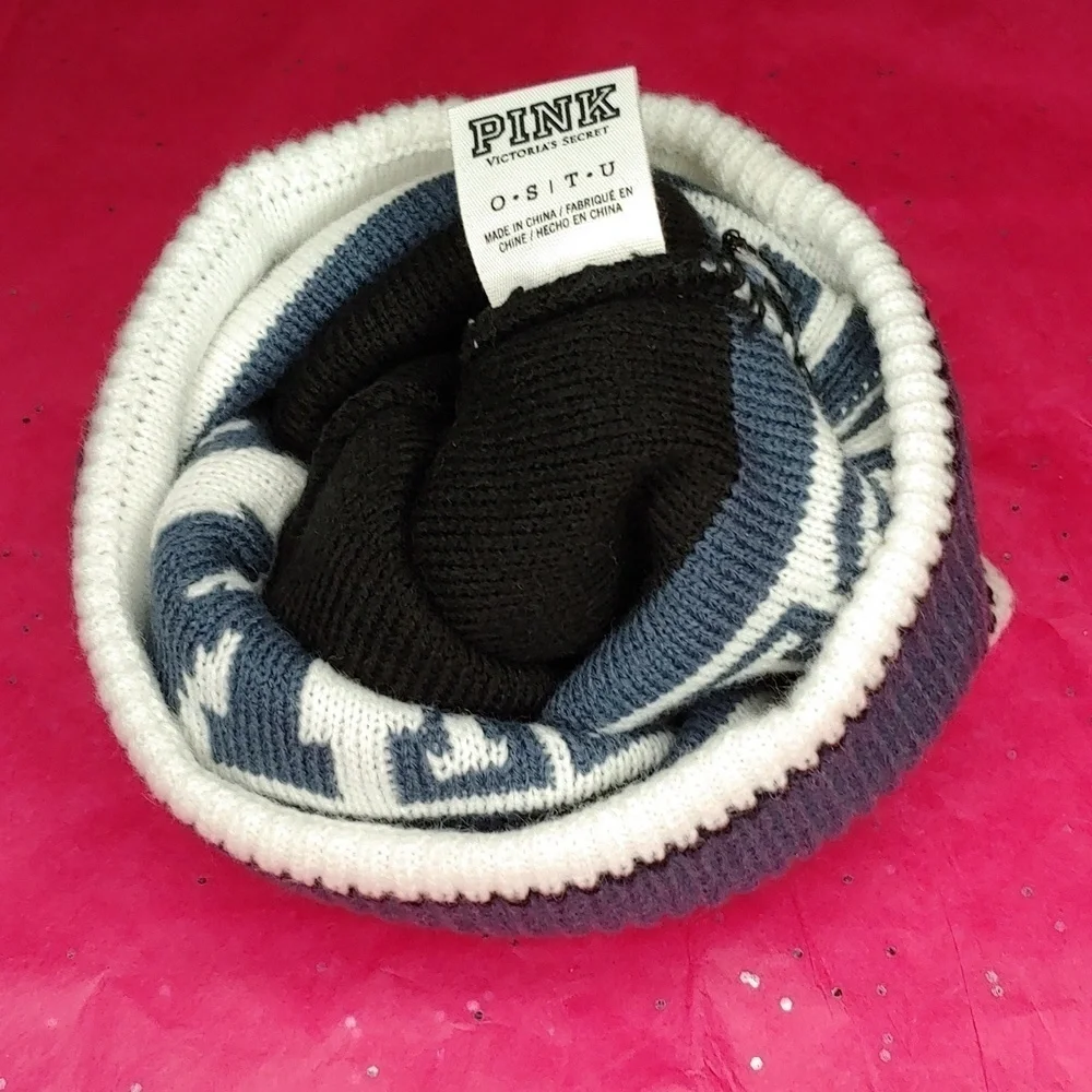 Victoria Secret Pink Nation Beanie VS Pom Pom Beanie VS Hat  VS Beanie NEW